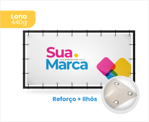 Impressão Lona c/ Acabamento      