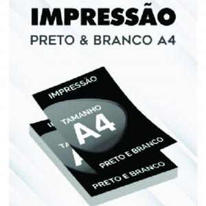 Impressão P&B      